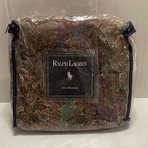 Vintage Ralph Lauren Emerson Pais Multi King Size Bed Skirt.